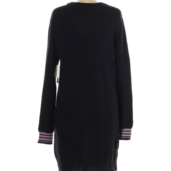 ABOUND - Striple Crew Neck Sweater Drees Black . - Picture 4 of 4